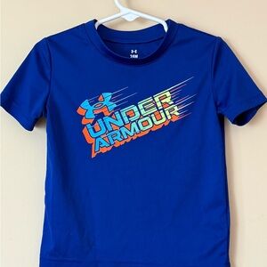 Under Armour Royal Blue Short-Sleeve Graphic Tee